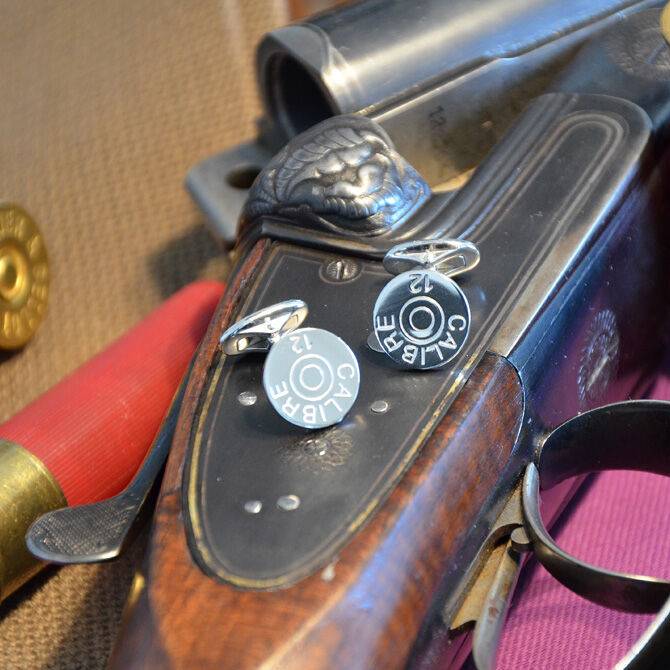 SchwesterSchwester Manschettenknöpfe Silber Calibre 12 Fabrikladen