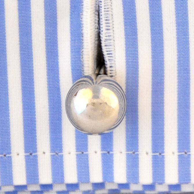 SchwesterSchwester Manschettenknöpfe Silber Polobälle