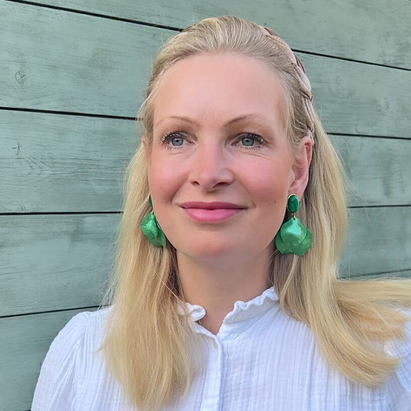 SchwesterSchwester Grüne Ohrringe mit Blütenblättern Letzte 2 Tage