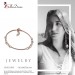 Silberdream SilberDream Armband Ringe 925 Silber rosévergoldet Damen 18cm - 21cm SDA1188E Neueste Mode