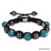 Silberdream Glitzerkugel türkis für Sterlinx London Shamballa Armband SHB00T Vierteljährliche Förderung