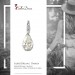 Silberdream SilberDream 925 Charm Träne weiß Armband Anhänger FC207W Nur noch ein Tag übrig