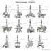 Silberdream SilberDream 925 Charm Widder Sternzeichen Anhänger FC7104 50% Rabatt mit kostenlosem Versand