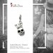 Silberdream SilberDream Charm Totenkopf mit Krone 3D 925er Armband Anhänger FC694 Fabrik Onlineshop