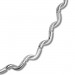 Silberdream SilberDream Collier Kette Welle 925 Sterling Silber 44,5cm Halskette SDK448J Exklusivangebot