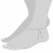 Silberdream SilberDream Fußkette Silber-Kugeln 25cm 925 Silber SDF013 VIP-Rabatte