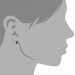 Silberdream SilberDream Ohrringe Zirkonia oval fuchsia 925er Ohrstecker SDO552D Super Rabatt