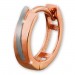 Silberdream GoldDream Creole Rose 333 Roségold Ohrring Echtschmuck GDO5111E Fabrikladen