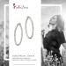 Silberdream SilberDream Creole Diamantschliff 4cm 925 Sterling Silber Damen Ohrring SDO67364 Black Friday Preise