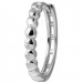 Silberdream SilberDream Creole Dots 2,1cm 925 Sterling Silber Damen Ohrringe SDO4433J zollfrei