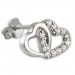 Silberdream SilberDream Glitzer Ohrstecker Herzen Zirkonia weiß 925 Silber Ohrring GSO507W Rabatte dieses Monats