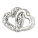 Silberdream SilberDream Glitzer Ohrstecker Herzen Zirkonia weiß 925 Silber Ohrring GSO507W Rabatte dieses Monats