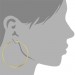 Silberdream GoldDream Creole Simply 55mm Ohrring 333 Gelbgold Echtschmuck GDO0006Y 2025