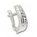 Silberdream SilberDream Ohrring Welle diamantiert 925 Silber Ohrstecker SDO314 Auslauf