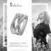 Silberdream SilberDream Ring Bandring gedreht Zirkonia weiß Gr.60 aus 925er Silber SDR411W60 Saisonschlussverkauf