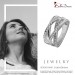Silberdream SilberDream Ring Bandring gedreht Zirkonia weiß Gr.60 aus 925er Silber SDR411W60 Saisonschlussverkauf