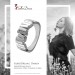 Silberdream SilberDream Ring Relief Zirkonia weiß Gr.60 aus 925er Silber Damen SDR412W60 Weihnachtsangebot