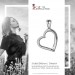 Silberdream SilberDream Ketten Anhänger -Herz- Zirkonia weiß 925 Silber SDH4381W Super Sparpreis