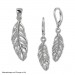 Silberdream SilberDream Ketten Anhänger Feder Zirkonia weiß 925er Sterling Silber SDH407W Letzte 3 Tage