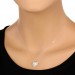 Silberdream SilberDream Glitzer Anhänger Herz Zirkonia Kristalle weiß 925 GSH203W Neueste Stile
