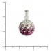Silberdream SilberDream Glitzer Anhänger Zirkonias lila ICE GSH002 Vierteljährliche Förderung