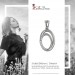 Silberdream SilberDream Ketten Anhänger Ovale Zirkonia weiß 925 Silber SDH436W Clearance-Verkauf