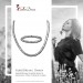 Silberdream SilberDream Schmuck Set Zopf Collier & Armband Damen 925 Silber SDS463J zollfrei