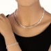Silberdream SilberDream Schmuck Set Zirkonia weiß Collier & Armband Damen 925 Silber SDS447W 50% Rabatt für begrenzte Zeit
