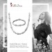Silberdream SilberDream Schmuck Set Tropfen Zirkonia Collier & Armband Damen 925er SDS476W 2025