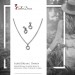 Silberdream SilberDream Schmuck Set Kette und Ohrringe Circle Zirkonia 925er Silber GSS408W Großer Ausverkauf