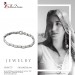 Silberdream SilberDream Armband Wave 925 Sterling Silber 18,5cm Silberarmband SDA477J Jubiläumsangebot
