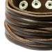 Silberdream SilberDream Lederarmband braun Herren Leder Armband LA2249B Blitzangebot