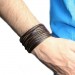 Silberdream SilberDream Lederarmband braun Herren Leder Armband LA2249B Blitzangebot