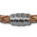 Silberdream SilberDream Leder Armband 5mm natur 22cm Edelstahl Verschluss LAB0722 Tägliche Deals