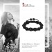 Silberdream SilberDream Shamballa Armband Glas schwarz 14 geschliffene Kugeln SDA914 Letzter Tag