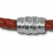 Silberdream SilberDream Leder Armband 5mm rostrot 22cm Edelstahl Verschluss LAB0522 Zeitbegrenzte Promotion