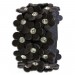 Silberdream SilberDream Lederarmband braun Glitzer Blumen Damen Armband LA5668B Super Rabatt