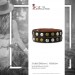 Silberdream SilberDream Nieten-Lederarmband Wickeloptik dunkelbraun Damen Leder Band LAP088N 50% Rabatt für begrenzte Zeit