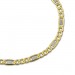 Silberdream GoldDream Armband Panzer Plättchen bicolor 333 Gold Damen 19cm GDA0129T Meist gekauft