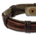 Silberdream SilberDream Lederarmband schwarz Herren Leder Armband LA0014 Kostenloser Versand