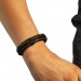 Silberdream SilberDream Lederarmband schwarz Herren Leder Armband LA0014 Kostenloser Versand