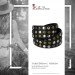 Silberdream SilberDream Nieten-Lederarmband Wickeloptik schwarz Damen Leder Armband LAP087S Exklusivangebot