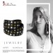 Silberdream SilberDream Nieten-Lederarmband Wickeloptik schwarz Damen Leder Armband LAP087S Exklusivangebot