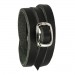 Silberdream SilberDream Lederarmband schwarz Herren Leder Armband LA2219 Black Friday