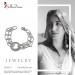 Silberdream SilberDream Armband Ringe 925 Sterling Silber Damen 18,5cm SDA419 Zeitlich begrenztes Angebot