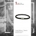 Silberdream SilberDream Leder Armband schwarz mit Edelstahl Verschluss LS1502 Bestseller