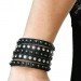 Silberdream SilberDream Lederarmband schwarz Zirkonia Damen Leder Armband LAP231S Räumungsverkauf