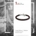 Silberdream SilberDream Lederarmband geflochten braun Edelstahl Armband LAP008B Super Sparpreis