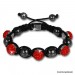 Silberdream Glitzerkugel rot für Sterlinx London Shamballa Armband SHB00R Nur für heute