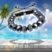 Silberdream SilberDream Shamballa Armband Glas schwarz 18 geschliffene Kugeln SDA912 Nur noch ein Tag übrig